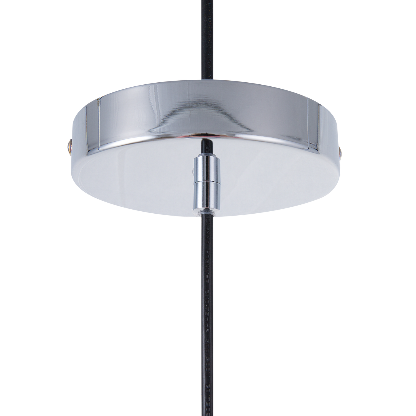 Pendant Lamp Globe White Glass Silver Elements One Light