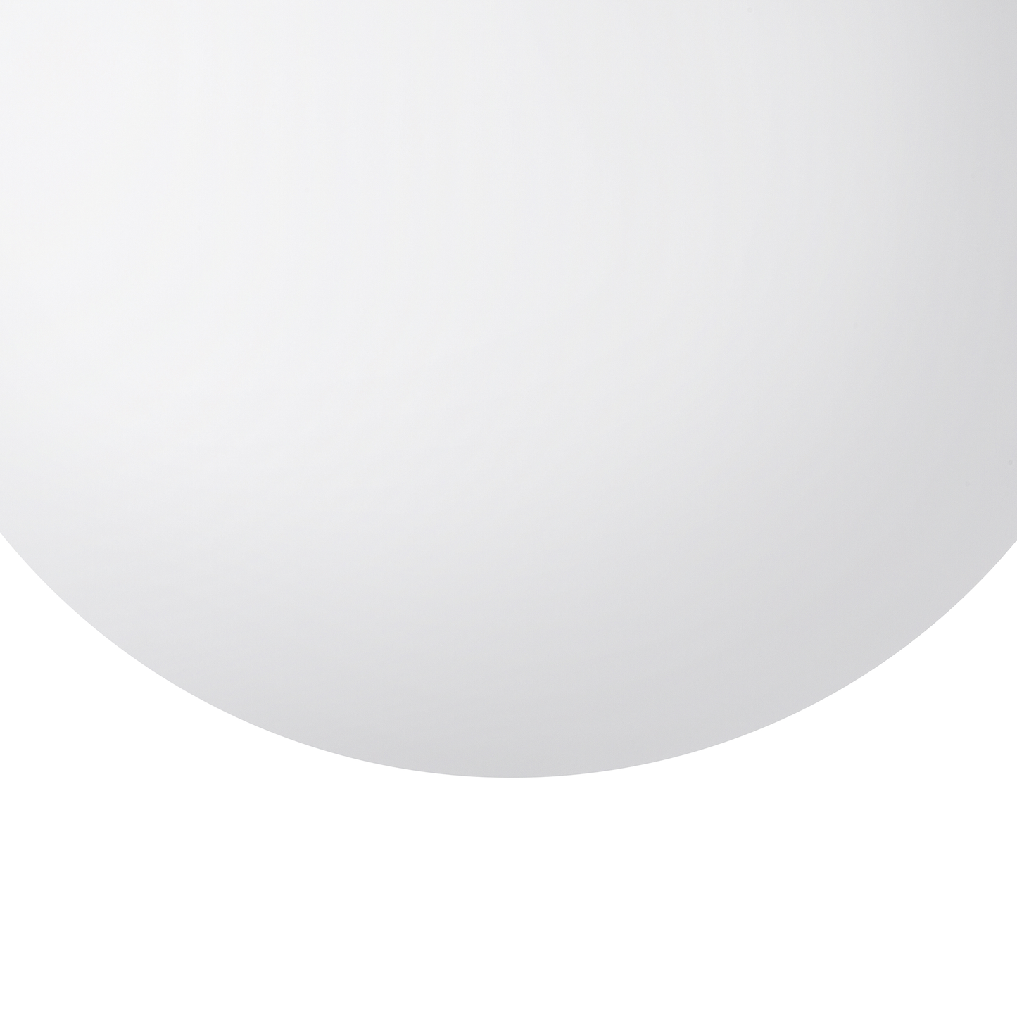 Pendant Lamp White Glass Globe One Light Modern
