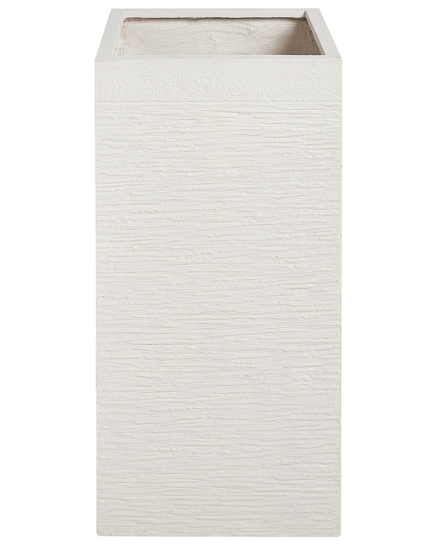Garden Tall Clay Plant Pot 40 x 40 x 77cm Light Beige UV Resistant