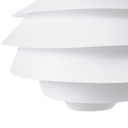 Pendant Lamp White Plastic Globe Modern Ceiling Light