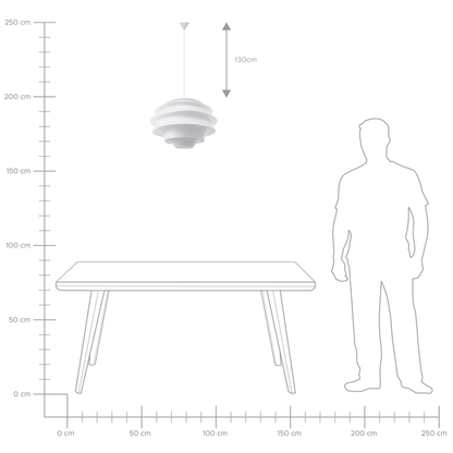 Pendant Lamp White Plastic Globe Modern Ceiling Light