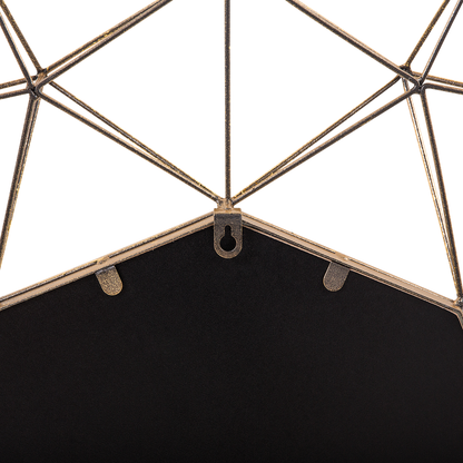 Sun Star Gold Wall Mirror 69 x 80cm Sun Star Shape Decor