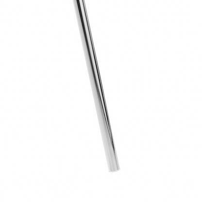 Floor Lamp Silver Tripod 148cm With White Drum Shade