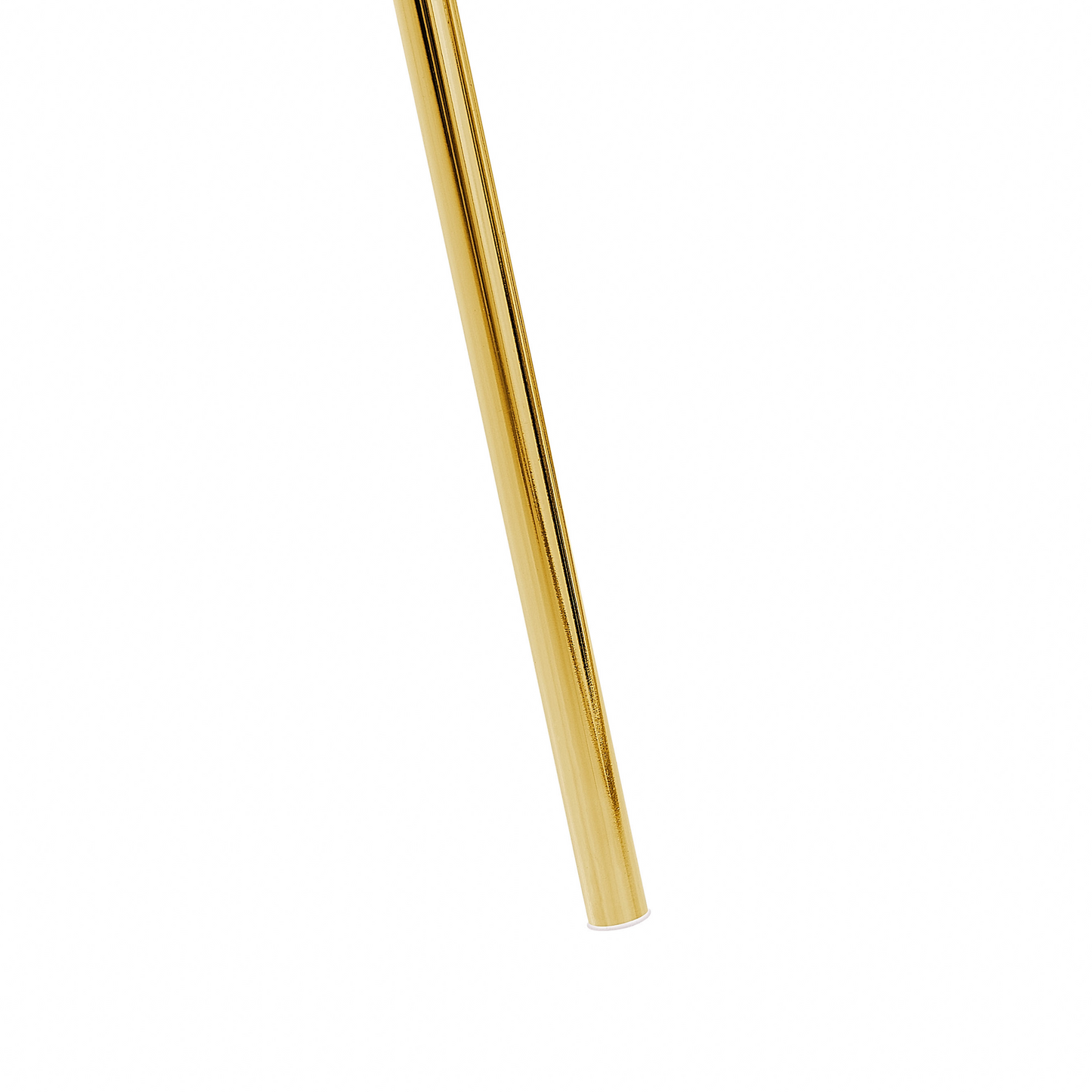 Home Gold Tripod Floor Lamp 148cm With White Drum Shade