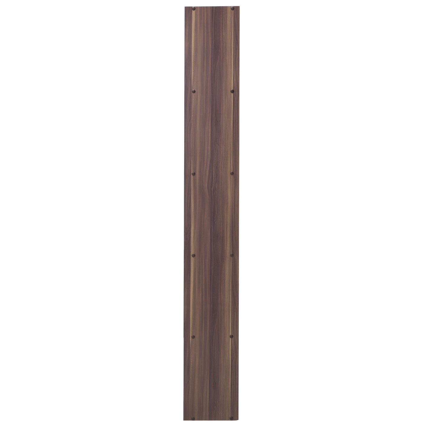 Bookcase 174 x 83cm Dark Brown And White With 10 Shelves