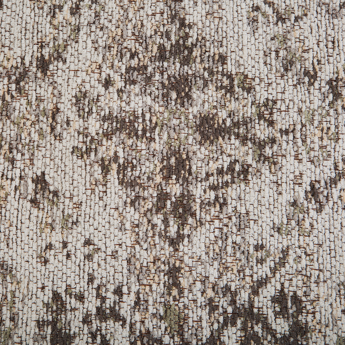 Pouffe Brown Cotton Pattern Decorative Boho Rustic