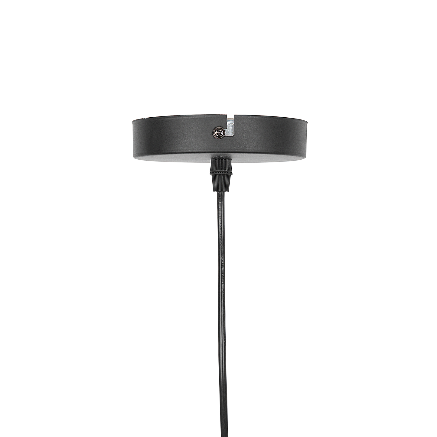 Pendant Lamp Silver Metal Wood Bell Modern
