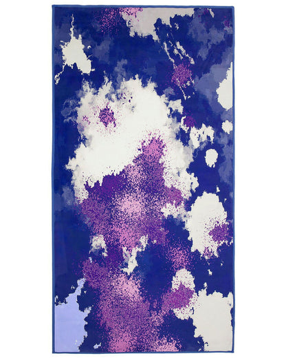 Multicolour Abstract Polyester Area Rug 80 x 150cm