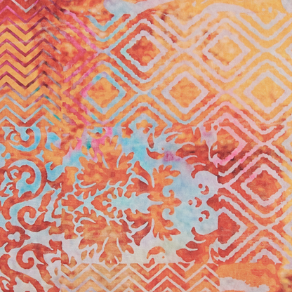 Multicolour Abstract Area Rug 140 x 200cm Polyester Backed