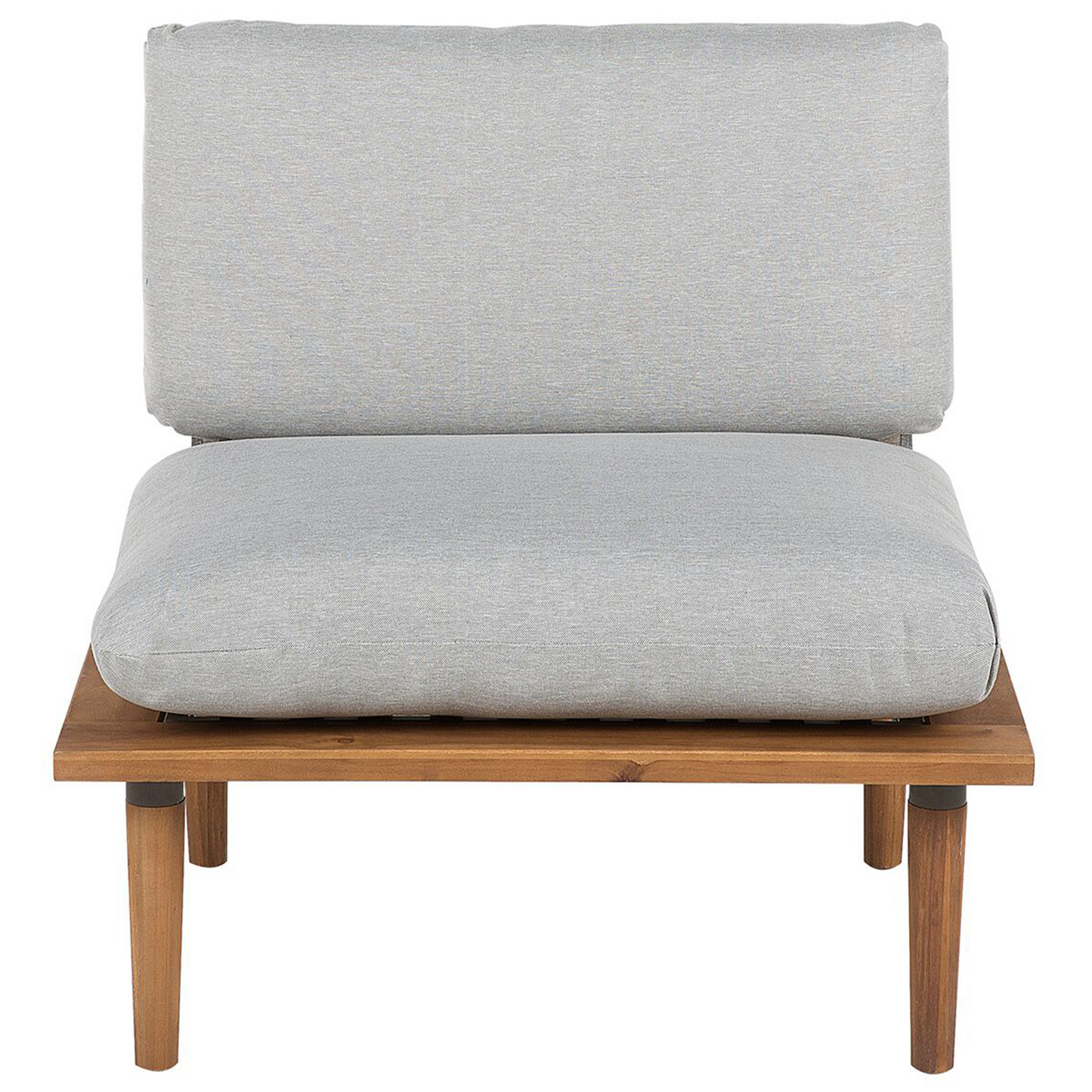 Acacia Outdoor 2 Seater Sofa Set In Grey Cushions