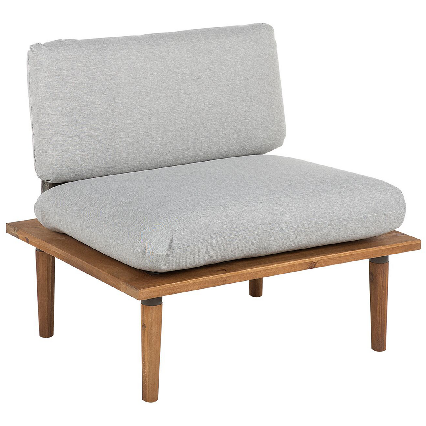 Acacia Outdoor 2 Seater Sofa Set In Grey Cushions