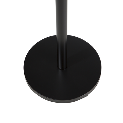 Hall Steel Coat Stand Black With Pinewood Hooks
