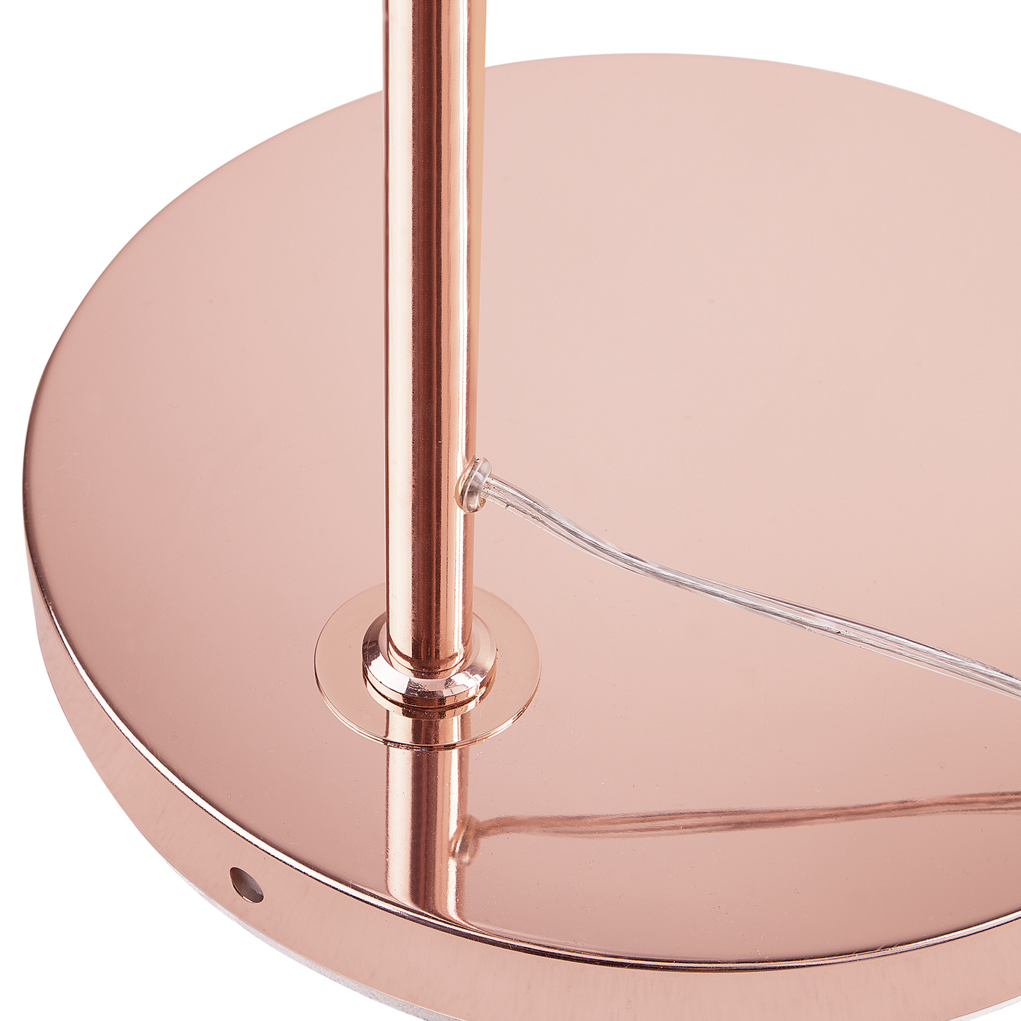 Home Copper Floor Lamp 160cm Curved Metal Retro Glamour