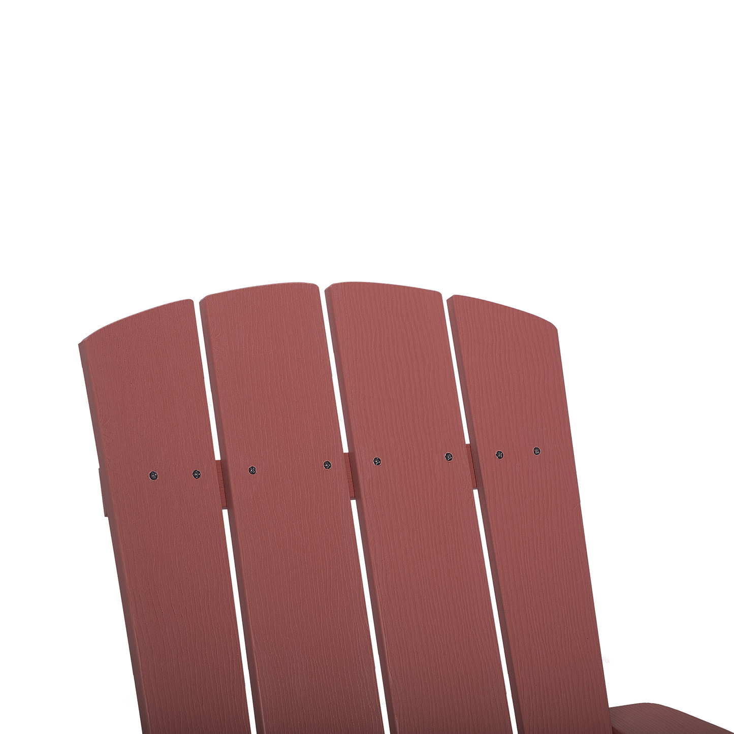 Garden Chair Red Weatherproof Modern Style