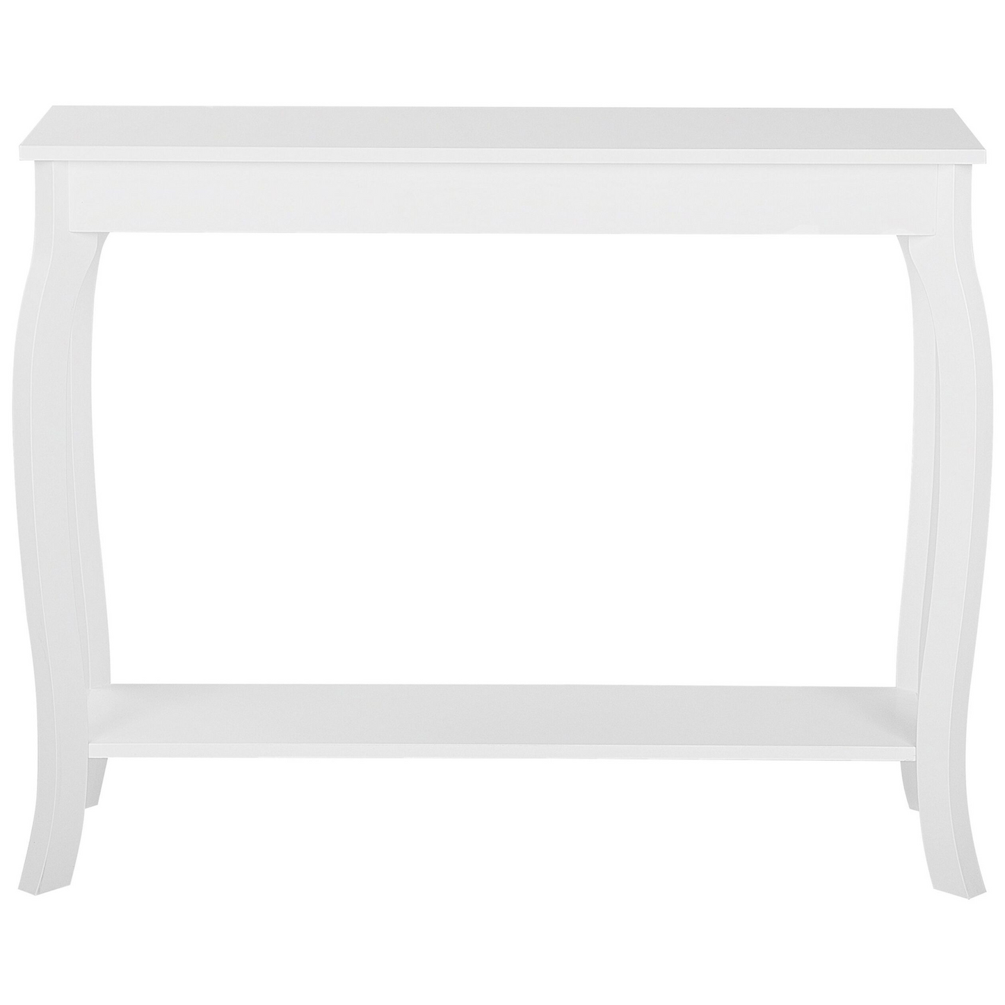 White Console Table 100 x 30cm Modern French Style