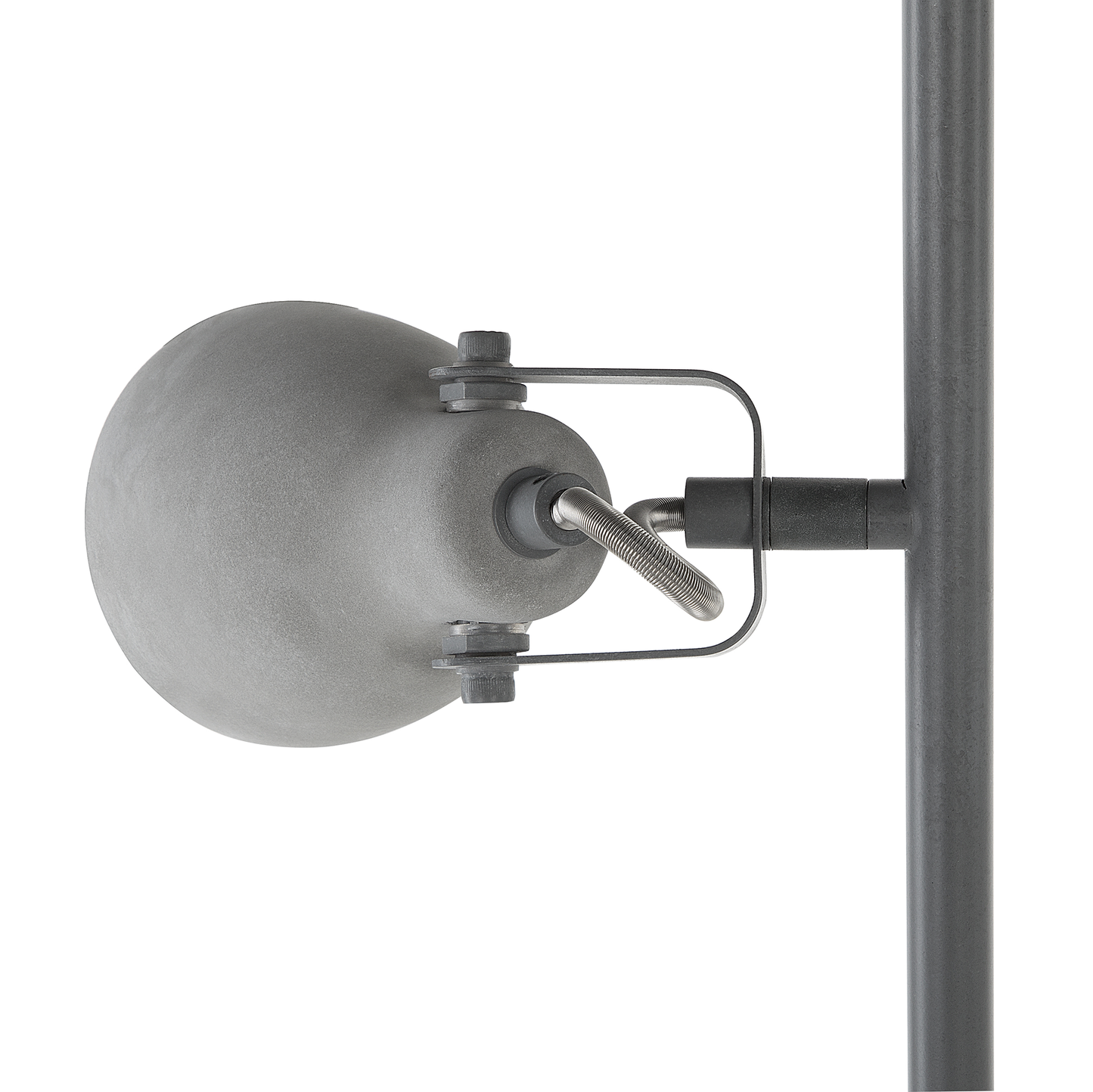 Floor Lamp 3 Light Grey Concrete 165cm Industrial