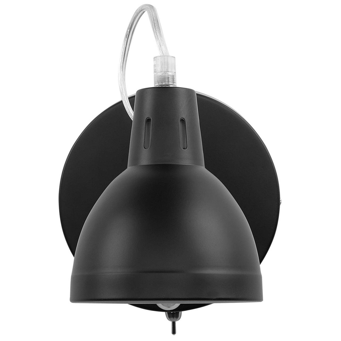 Wall Lamp Black Metal Sconce Adjustable Swing Arm Industrial