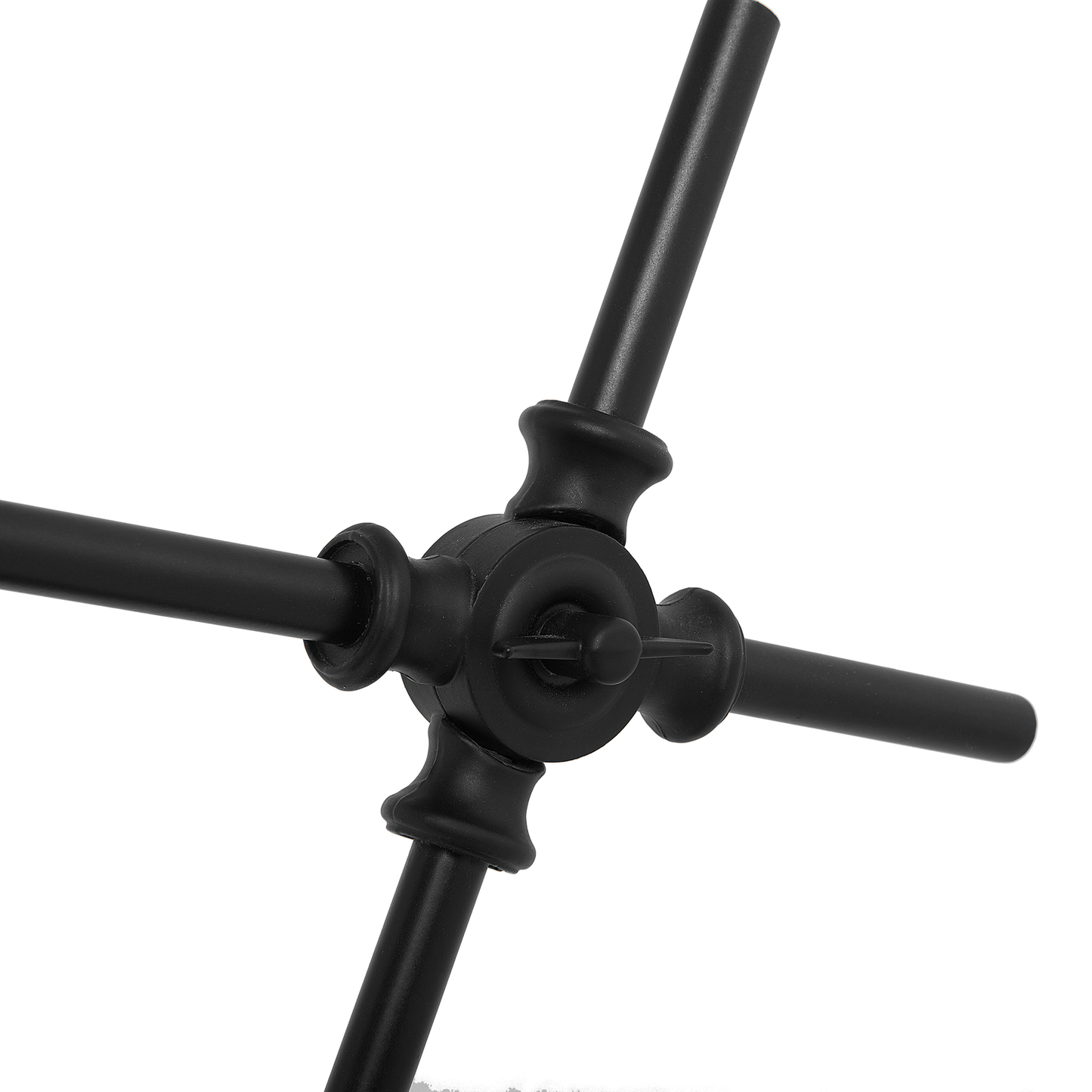 Table Lamp Black Metal Crane Arm Adjustable Spotlight Shade