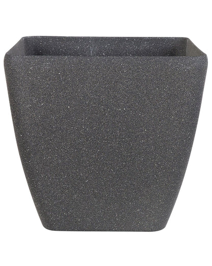 Stone Mix Square Plant Pot Dark Grey 42cm UV Resistant