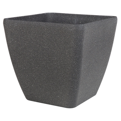 Stone Mix Square Plant Pot Dark Grey 42cm UV Resistant