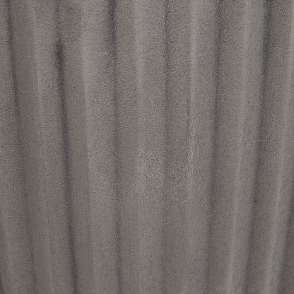 Taupe Round Planter 36cm All Weather Outdoor Pot