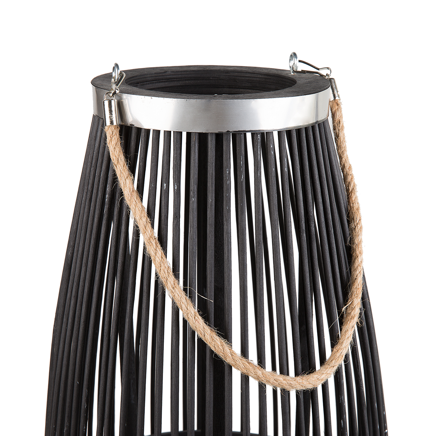 Willow Lantern Black 84cm Boho Decor Cage Lantern