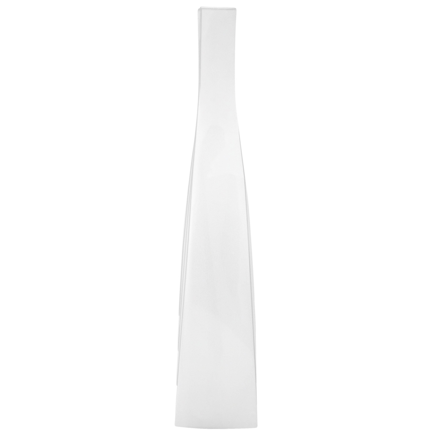 Porcelain Table Vase Carved White 39cm