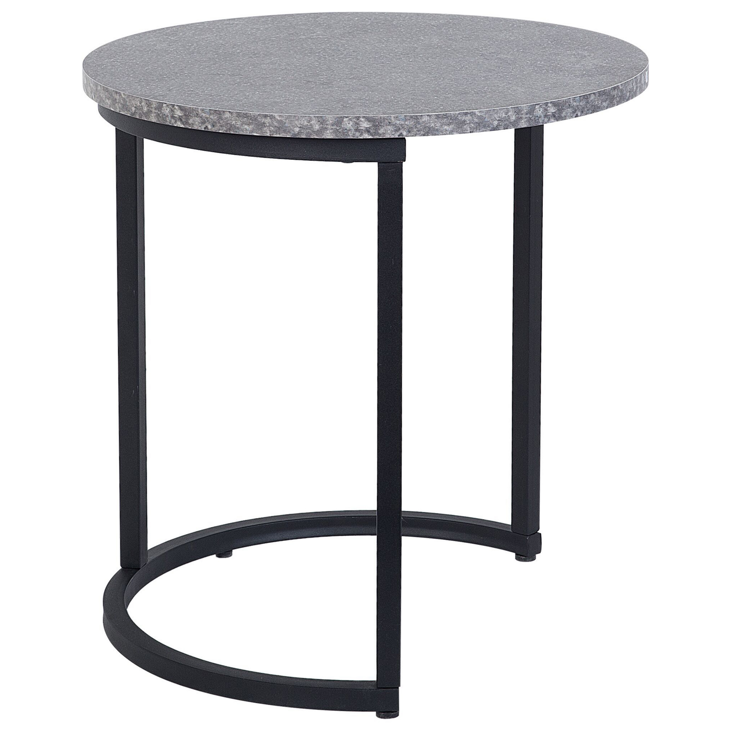 NovaNest Two Piece Nest Of Tables Dark Concrete Effect