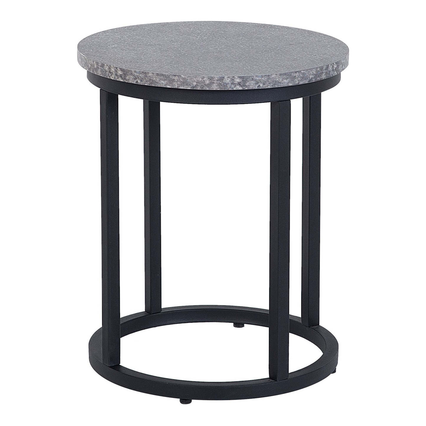 NovaNest Two Piece Nest Of Tables Dark Concrete Effect