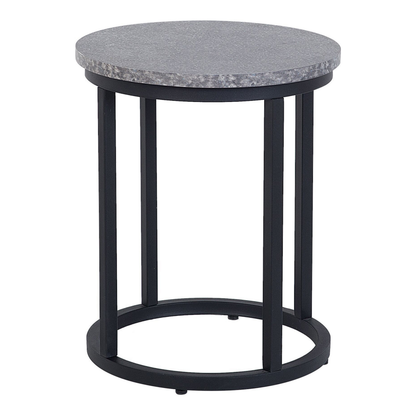 NovaNest Two Piece Nest Of Tables Dark Concrete Effect