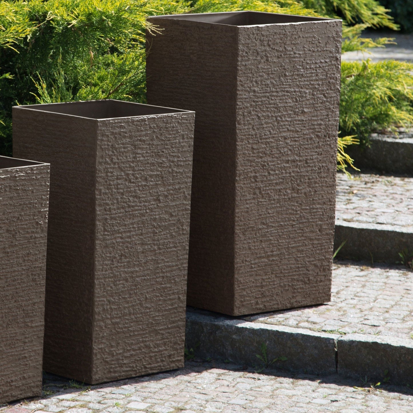 Tall Plant Pot 40 x 40 x 81 Weather Resistant Fibreglass