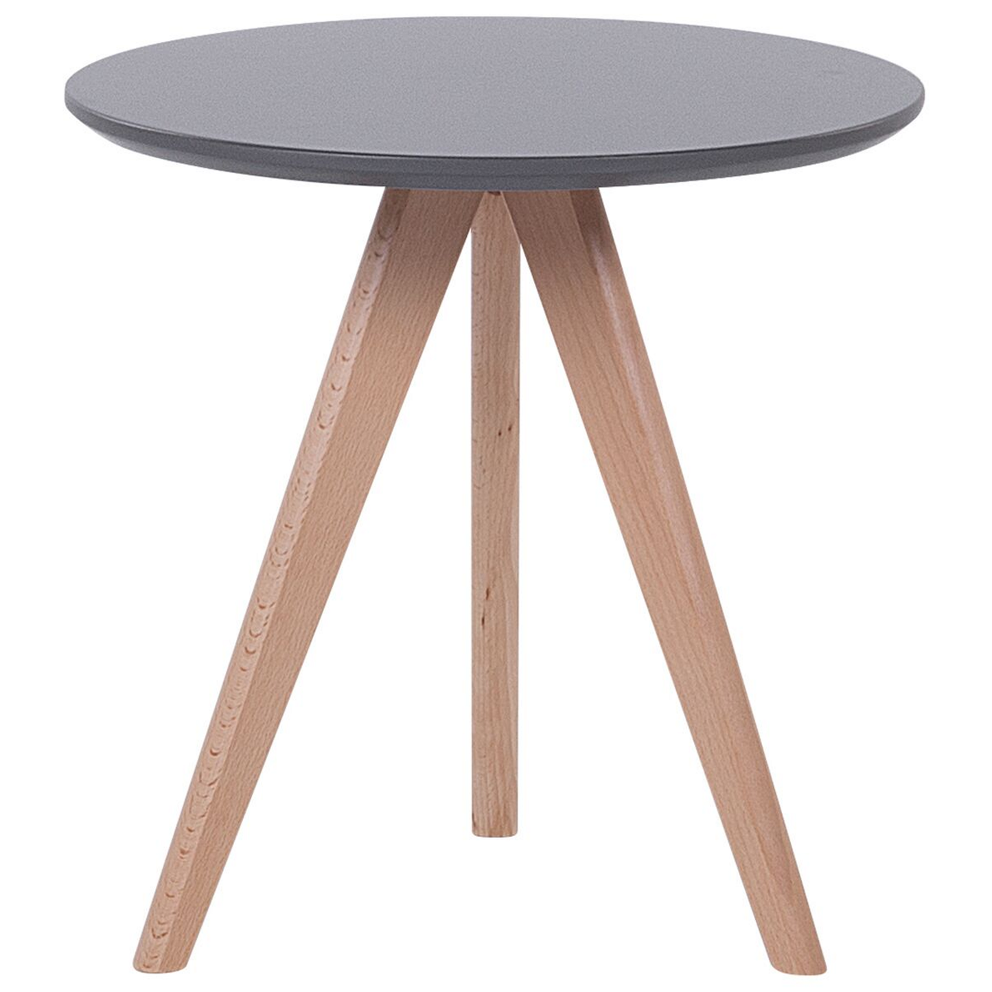 Nest of 3 Tables Grey Top Tripod Beech Legs