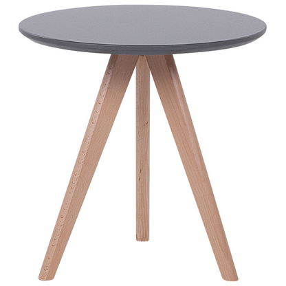 Nest of 3 Tables Grey Top Tripod Beech Legs