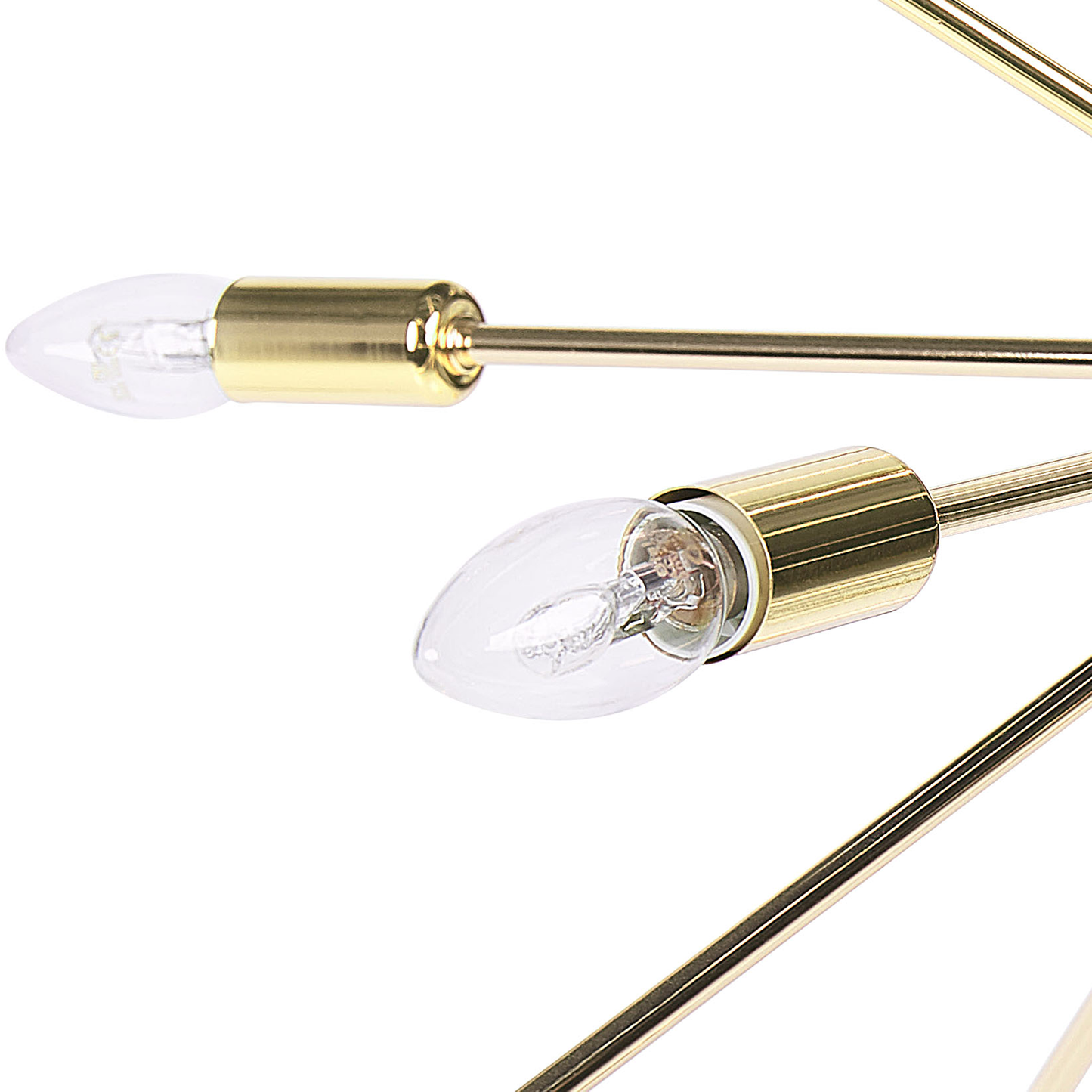 18 Light Gold Metal Sputnik Pendant Lamp