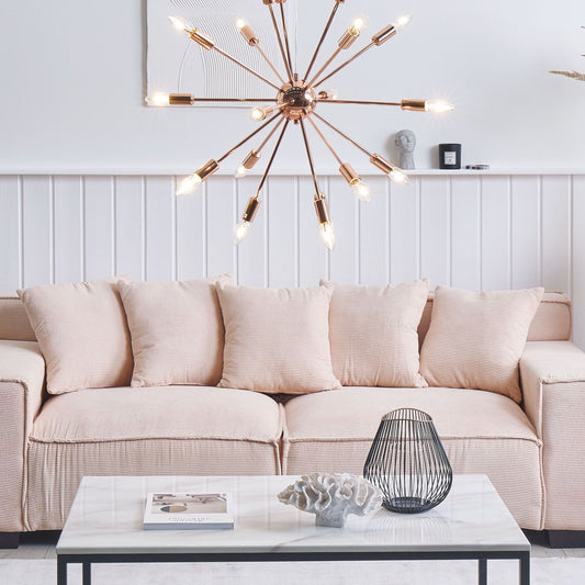 18 Light Copper Sputnik Pendant Lamp Glam