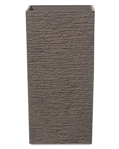 Verdant Stone Tall Plant Pot Brown Stone 70cm Indoor Outdoor