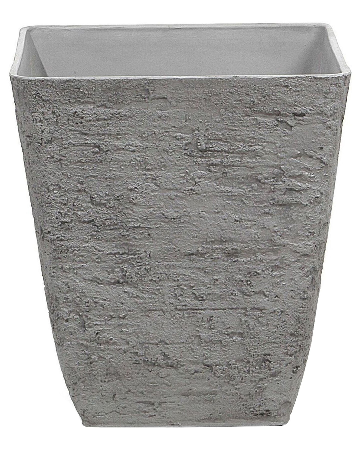 Plant Pot 39 x 39 x 43cm Grey Polyresin Indoor Outdoor
