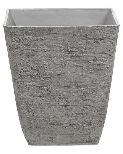 Plant Pot 39 x 39 x 43cm Grey Polyresin Indoor Outdoor