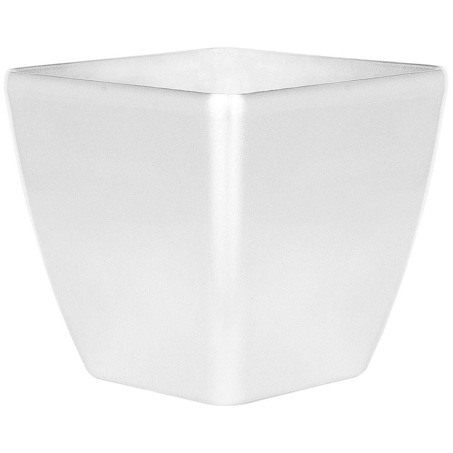 Silver Fibre Clay Plant Pot 41 X 42 X 42cm Outdoor All Weather