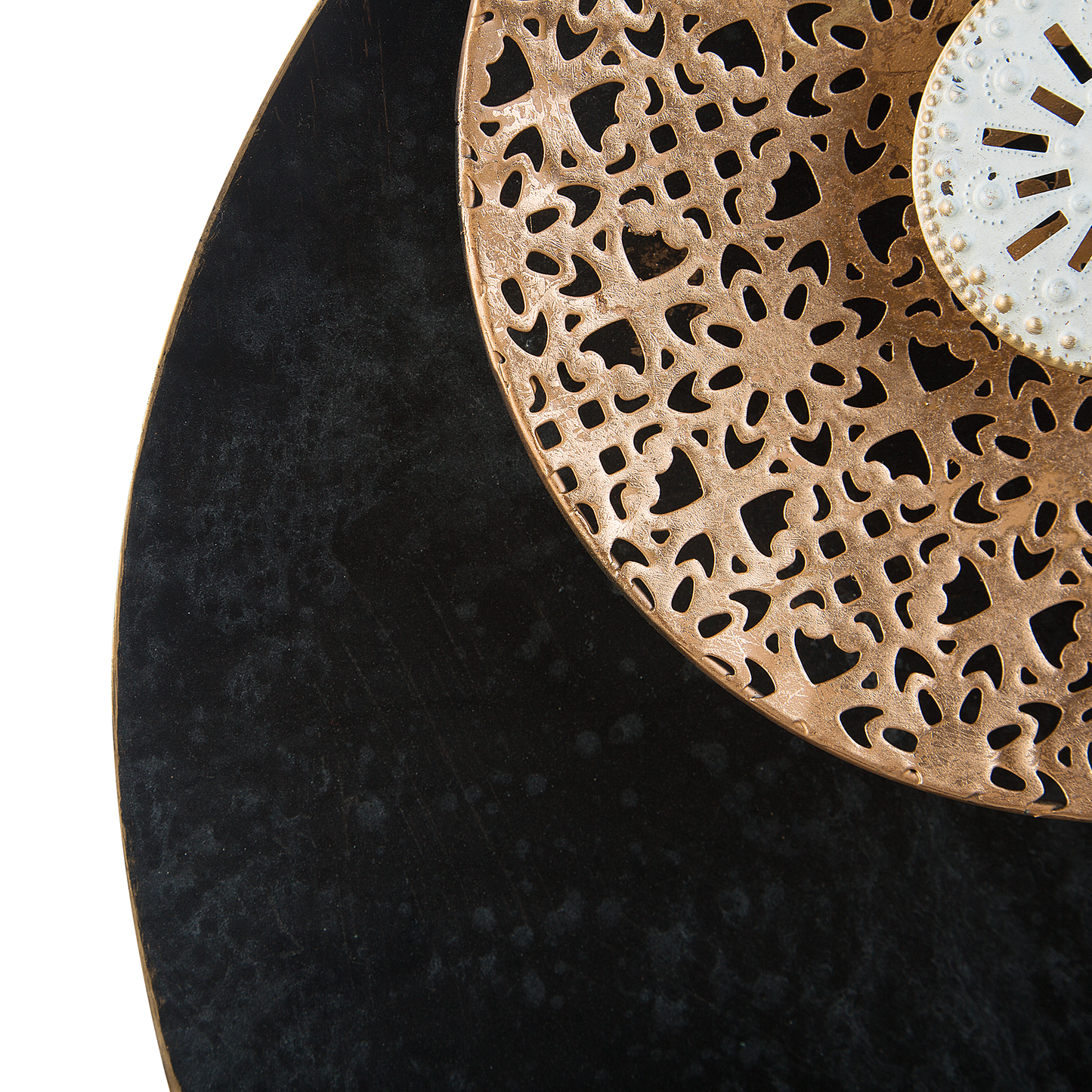 Aura Home Three-Circle Multicolor Metal Wall Decor Oriental Style
