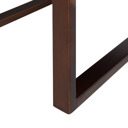 Bedside Table 50 x 41 Dark Pinewood Drawer Oiled Finish
