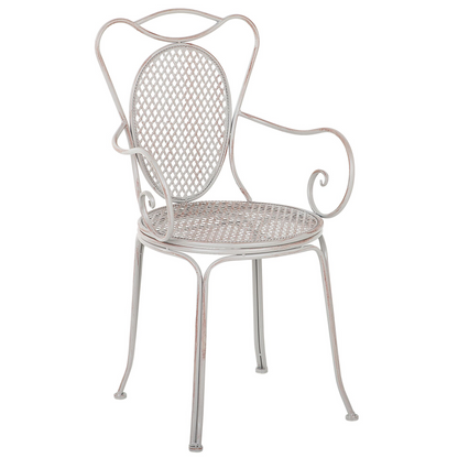 Chateau Belle Bistro Set Grey Table and 2 Chairs Shabby Chic Outdoor