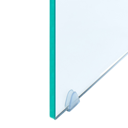 Transparent Console Table 90 X 30cm Tempered Glass Minimalist Design For Modern Interiors
