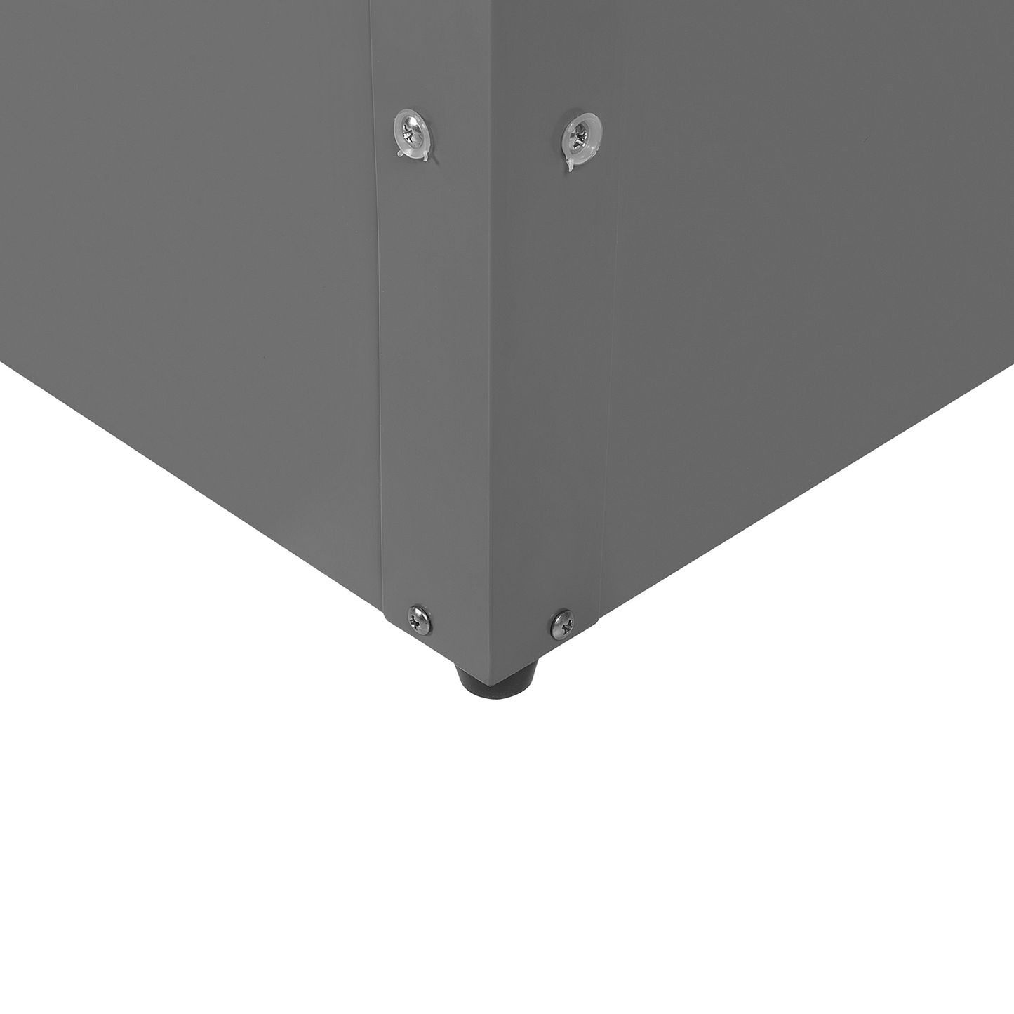 Industrial Garden Outdoor Storage Box Grey Galvanized Steel 600L