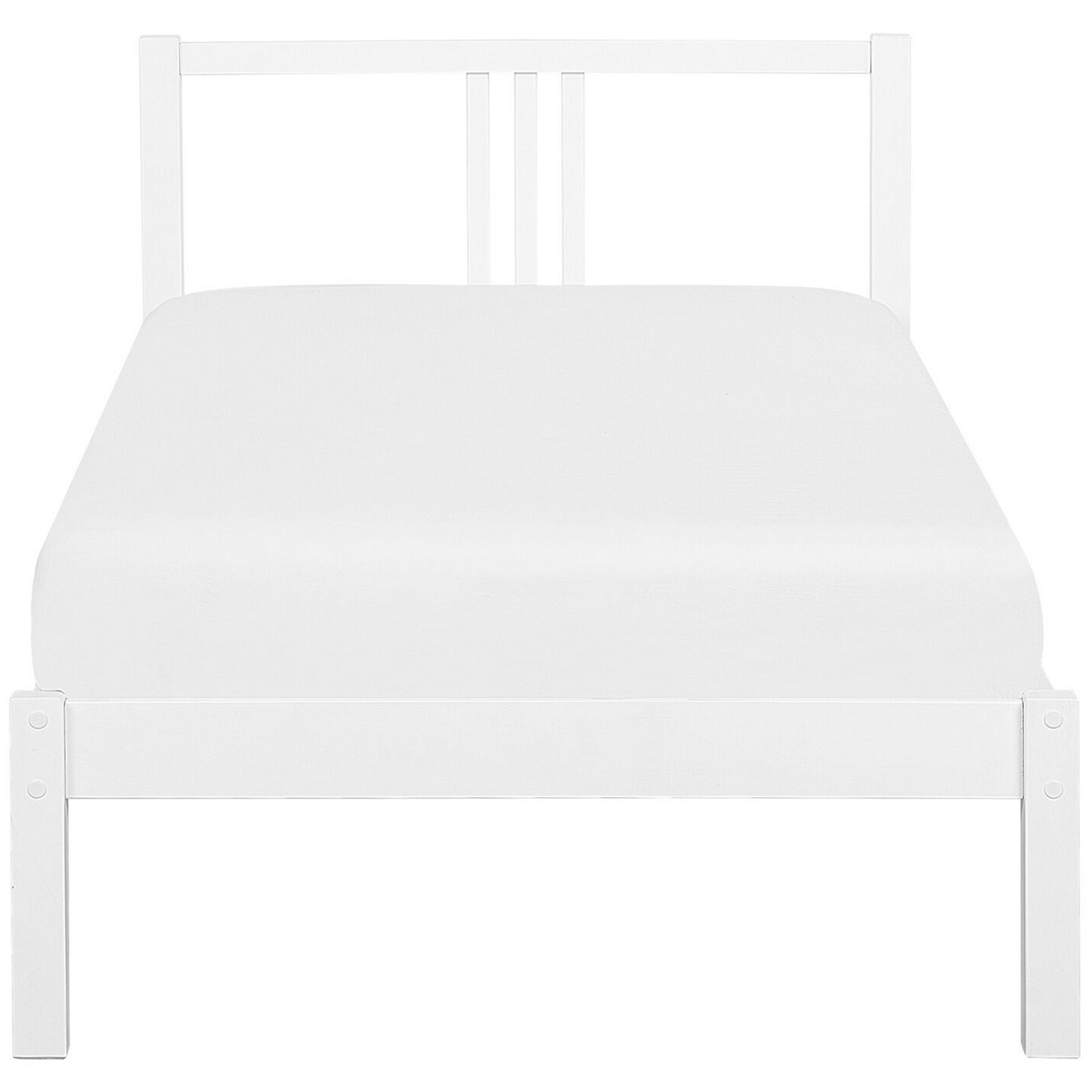 White Pine Wood Bed Frame EU Single 3ft Slatted Base