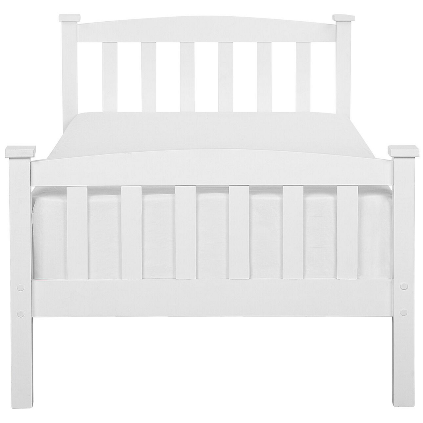 White Pine Bed Frame 90 x 200 Centimeters EU Single Slatted Scandinavian Style