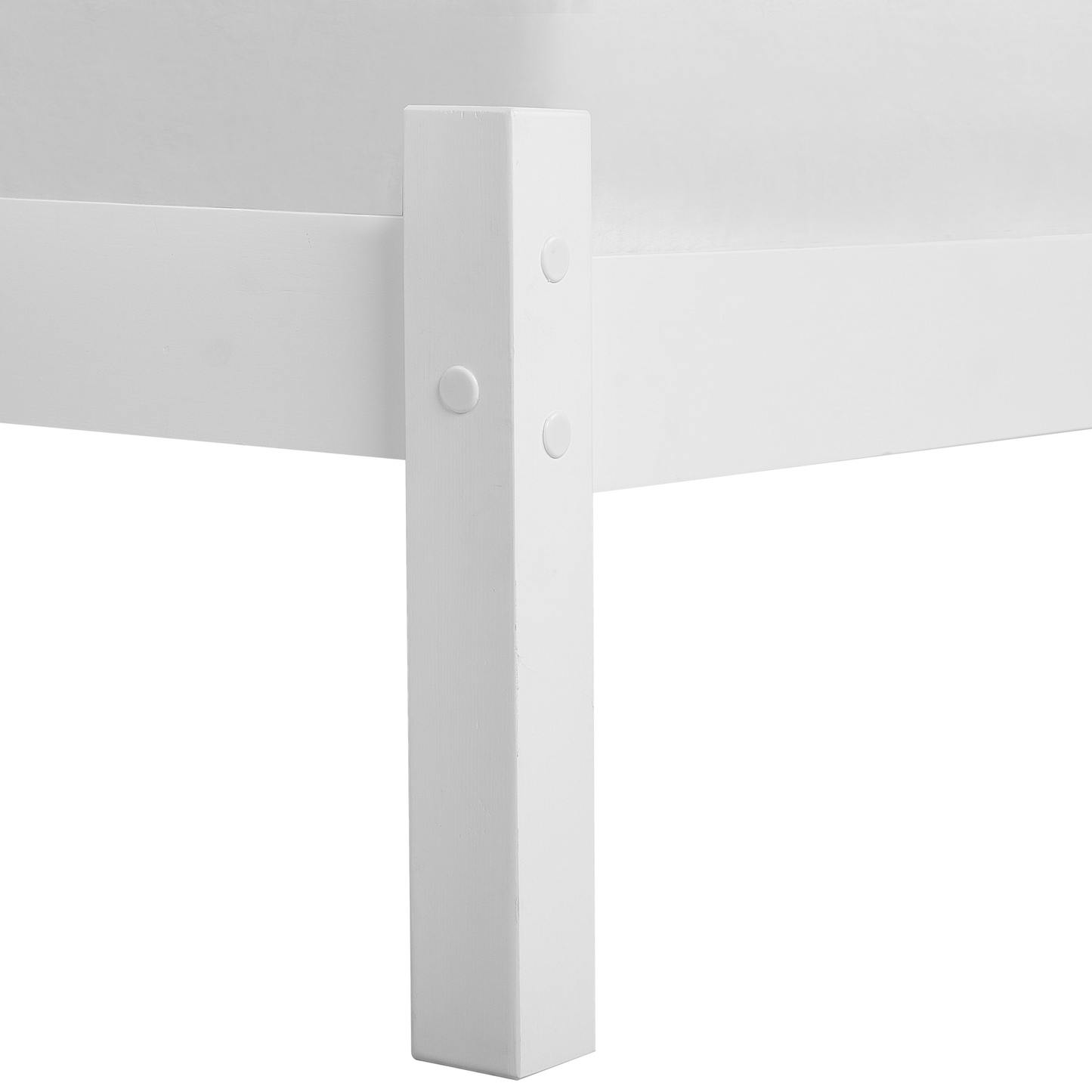 Bed Frame White Pine 140 x 200 4ft6 Slatted