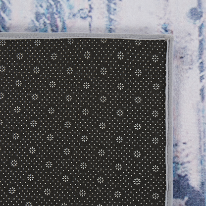 Rugs Grey Beige Polyester 140 x 200cm Low Pile Modern Abstract Pattern For Contemporary Interiors