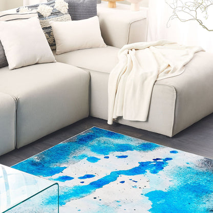 Multicolour Rug 160 X 230cm Watercolour Pattern