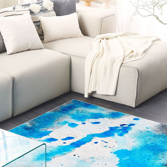 Multicolour Rug 160 X 230cm Watercolour Pattern